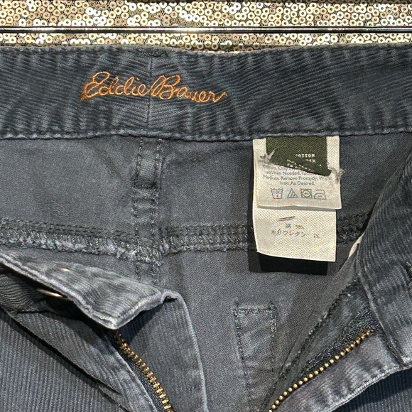 Eddie Bauer Corduroy Pants - Size 12 - Dark Blue, 30” Inseam - Picture 5 of 6